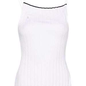 Jacquemus White Pleated Camisole